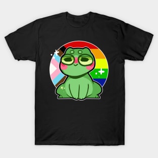 pride frog- Progress Flag Variant T-Shirt